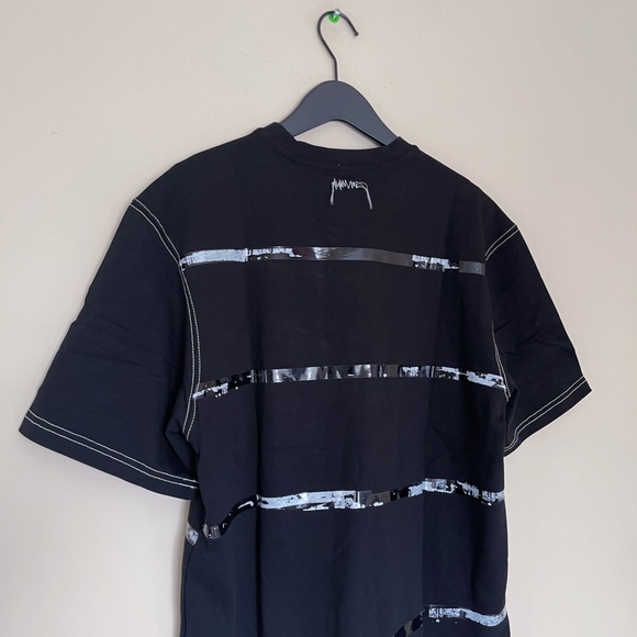 ADER ERROR TAPE T-SHIRT Black Sz A2 - Picture 9 of 10